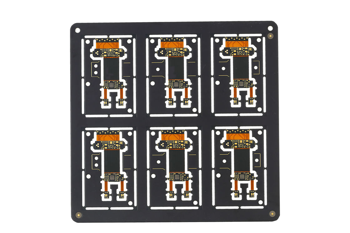 Smd Bga Dip Rigid Flex PCB Assembly 4 warstwy Sanforized Hasl Lf powierzchnia