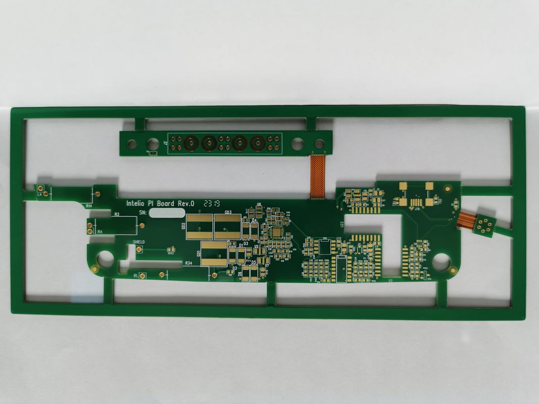 4 warstwy płyty PCB elastyczne gięte płyty PCB z powłoką sanforyzowaną Hasl Lf Finish