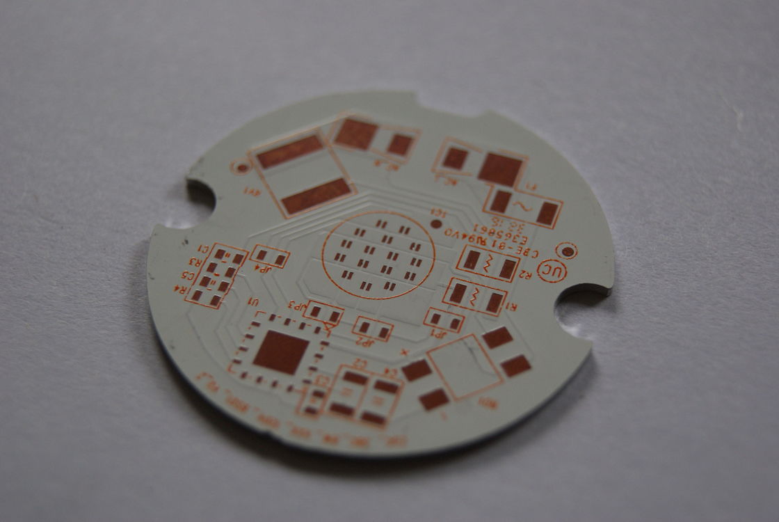 Biały Żółty Wylądowanie Srebro PCB Bases Board 0,5-6,0 oz Miedzian IMS obwodu