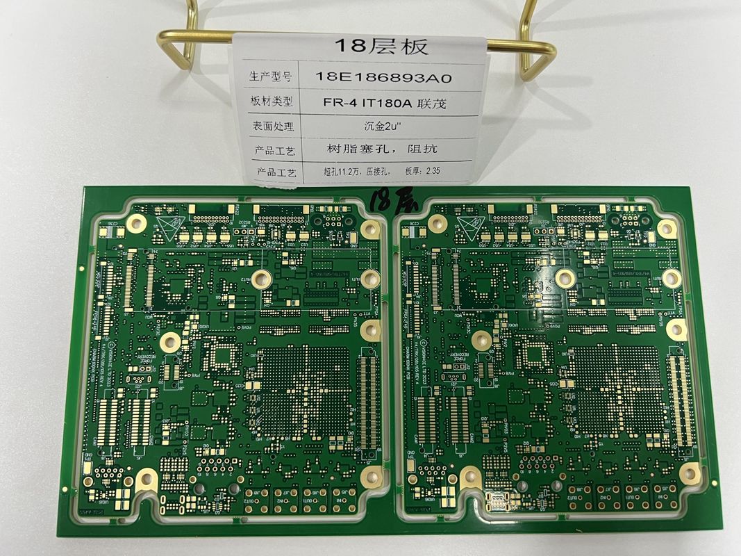 Density Interconnector 6-32L HDI PCB Board 3/3 Mil Z 0,25mm BGA IT180 ENIG3-8u