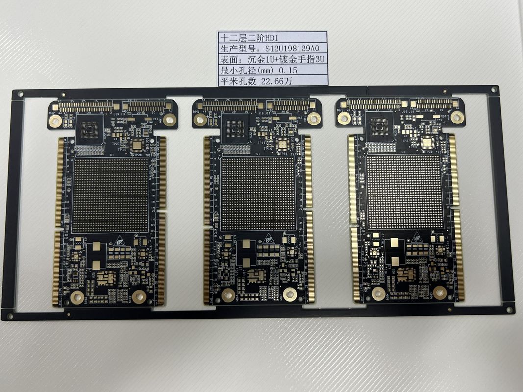 Ultra Cienkie 4L1+N+1 PCB o wysokiej gęstości Złożone projekty elektroniczne HDI PCB Prototyp