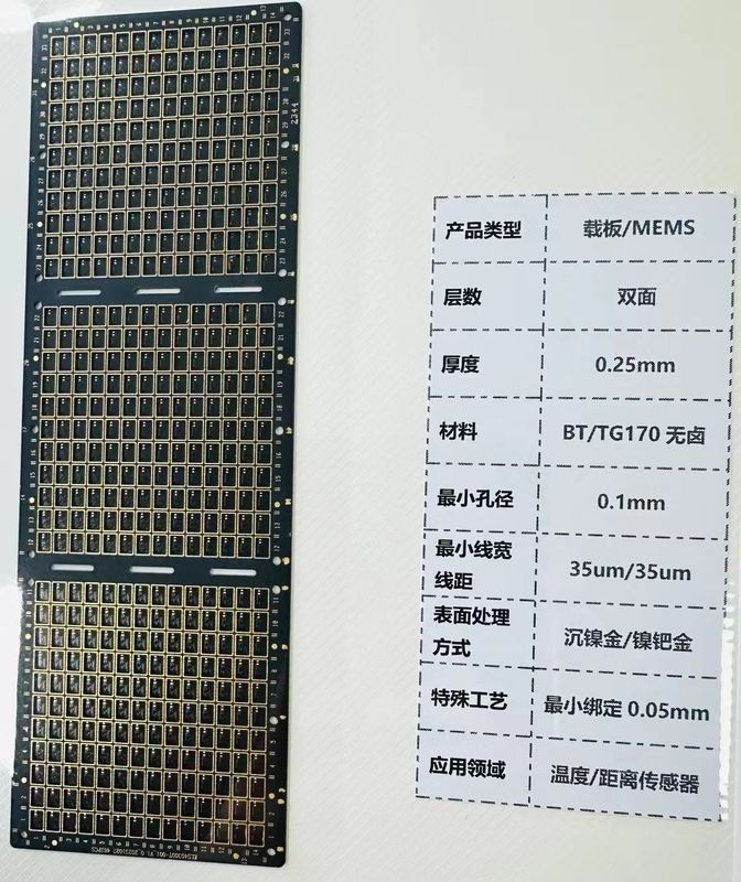 Zielona maska lutowa 2 warstwy PCB SLP PCB z 0,1 mm Min. Ślad zgodny z RoHS