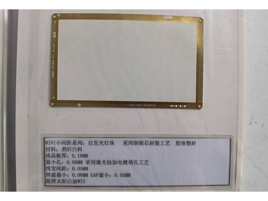 ENIG Wykończenie powierzchniowe Ceramiczne lub BT Sztywne podłoże IC PCB 1 uncja