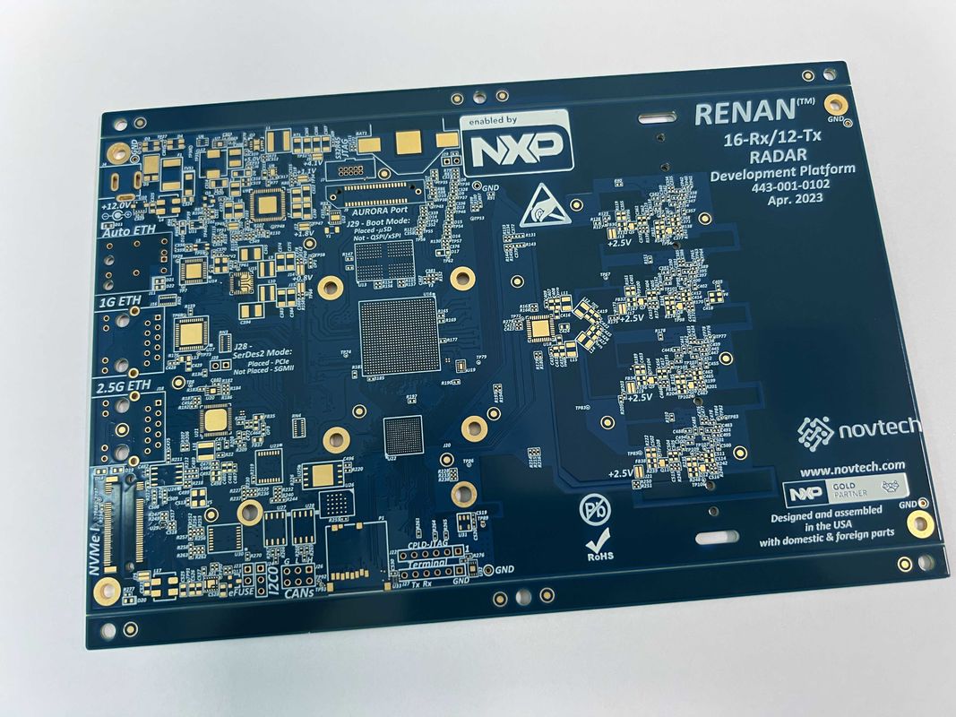 Zaawansowana tablica HDI PCB z ślepymi i zakopanymi przejściami 100% E-testing powierzchni zanurzenia