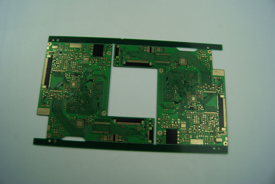 Złota wielowarstwowa płyta PCB Immersion Gold z białą czarną legendą i wykończeniem powierzchni HASL/OSP/ENIG 4L-28L Liczba warstw
