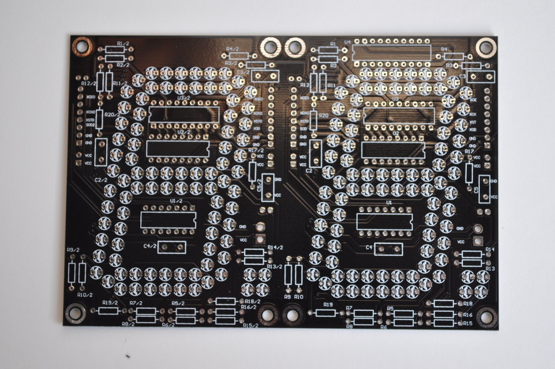 Standardowa technologia PCB podwójnej warstwy grubość deski 1,6 mm dla lepszych osiągów
