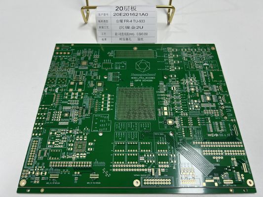 20 warstwy tablicy PCB z wielogrupową kontrolą impedancji VIPPO pod pastą TU-933