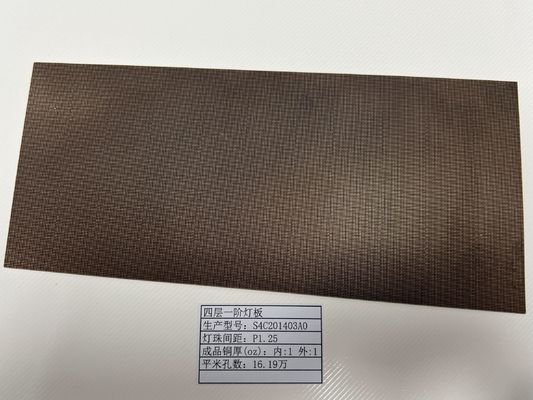 Wysokiej Gęstości Płyty PCB z podłączeniem gniazda lampy LED Ekran HDI Prototyp 4L 1+N+1 Quickturn